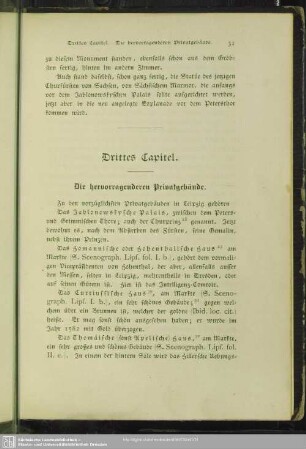 Drittes Capitel. Die hervorragenden Privatgebäude