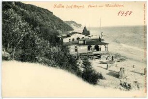 Sellin. Strand mit Warmbädern
