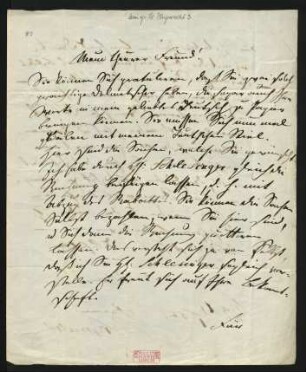 Brief an Sulot : 19.01.1852