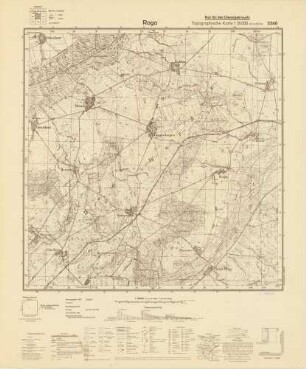 2346 Roga, Topographische Karte 1:25000 (4cm - Karte)