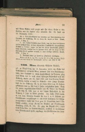 2436. Marr (Friedrich Wilhelm Adolph)