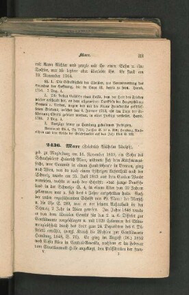 2436. Marr (Friedrich Wilhelm Adolph)