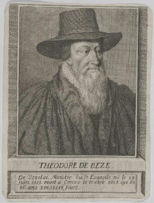 Bildnis des Theodore de Beze