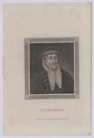 Bildnis des Johannes Gutenberg