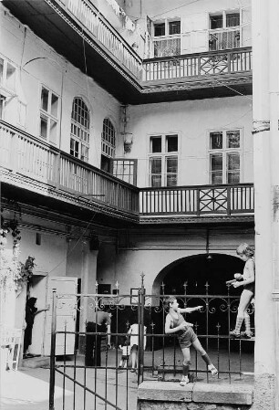 Innenhof eines Wohnhauses