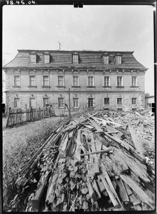 Dorna (Gera-Röpsen). Rittergut. Herrenhaus. Rückseite