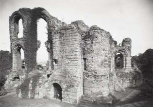 Trier, Kaiserthermen : Trier. Kaiserthermen. Caldarium, Ansicht von Südwesten