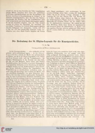 19: Die Bedeutung der St.-Eligius-Legende für die Kunstgeschichte