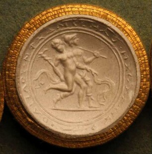 Venus und Mars in schnellem Lauf (Daktyliothek, Erstes Mythologisches Tausend)