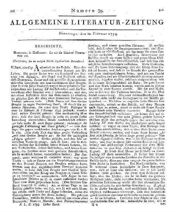 Dumouriez, C. F. Du Périer: La vie du Général Dumouriez etc.. (Fortsetzung der im vorigen Stücke abgebrochnen Recension)