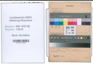 Entnazifizierung Kornelius Bock , geb. 04.12.1877 (Landwirt)