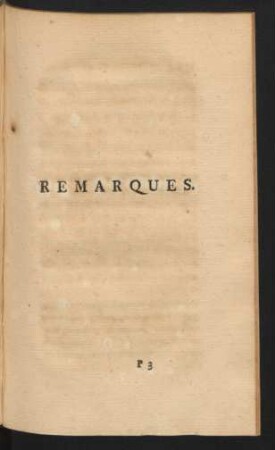 Remarques.