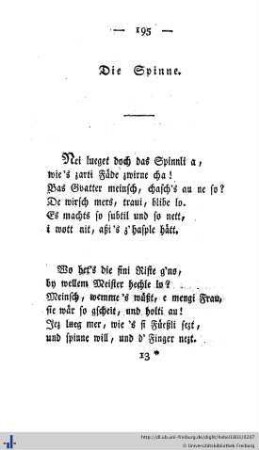 Die Spinne