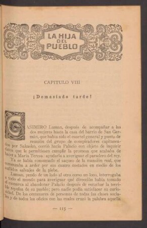 Capítulo VIII - ¡Demasiado tarde!