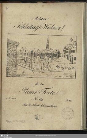 Achter Schlittage-Walzer für das Piano-Forte