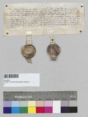 Konrad, Heinrich und Berthold Preysinger übereignen ihrer Mutter Elisabeth Preysinger ein Gut zu Obermailling (? Galgenmu{e}ling). S1: Konrad Preisinger, S2: Heinrich Preisinger