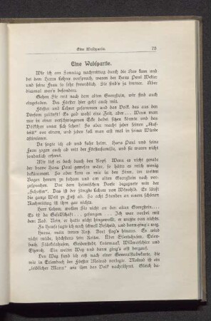 Eine Waldpartie