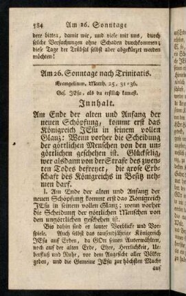 584-596, Am 26. Sonntage nach Trinitatis.