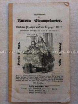Satirische Schrift über eine Reise zur Leipziger Messe