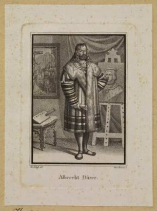 Albrecht Dürer in seinem Arbeitszimmer