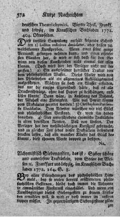 Alchymistisch Sieben-Gestirn.