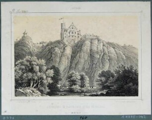 Blick vom Plauenschen Grund bei Dresden auf die Begerburg