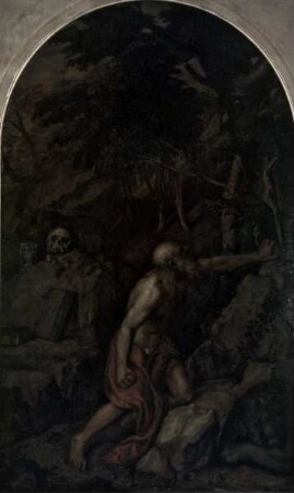 Der heilige Hieronymus in der Wüste