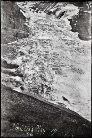 Eigergletscher, von der Kleinen Scheidegg aus gesehen