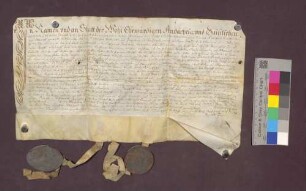 Claus Würpfer von Oberried verkauft dem Hans Strohmeier von daselbst vor dem Gericht zu Oberried Haus, Hof etc. um 125 Gulden.