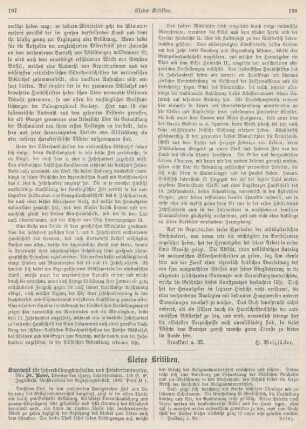 197-202 Kleine Kritiken