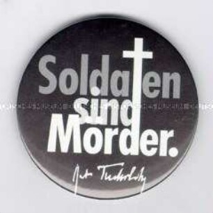 Button: "Soldaten sind Mörder"