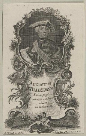 Bildnis des Prinzen August Wilhelm von Preussen