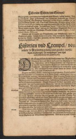 Historien und Exempel/ von denen/so Abgötterey geliebet und gelobet/ ...