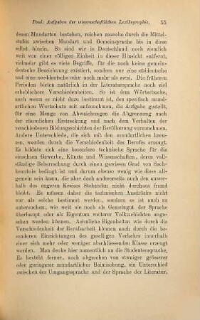 Ueber die Aufgaben der wissenschaftlichen Lexikographie mit besonderer Rücksicht auf das deutsche Wörterbuch