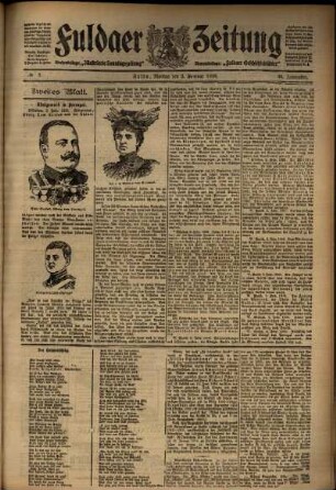 Zweite Ausgabe vom Montag, den 03. Februar 1908.