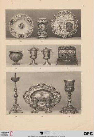 Tafel I-XV