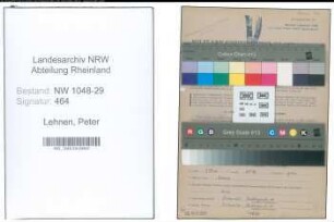 Entnazifizierung Peter Lehnen , geb. 04.02.1897 (Lokführer)