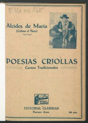[Fotografía de] Alcídes de María