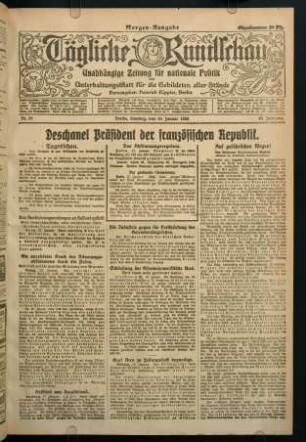 18. Januar (Nr. 32)