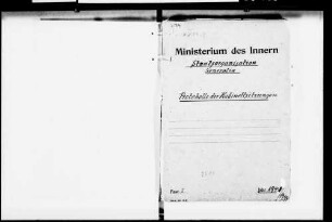 Niederschriften über Kabinettssitzungen (23. Dezember 1947 - 16. Juni 1948)
