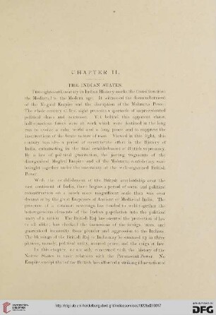 Chapter II. – The Indian states