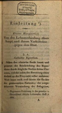 Lehrbuch des Lehnrechts