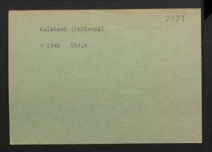 Kalmbach, NN.