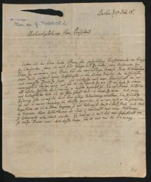 Brief an Friedrich Schlichtegroll : 27.10.1818
