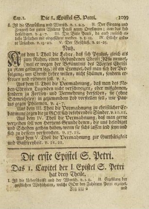 Die erste Epistel S. Petri