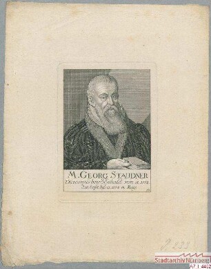 M. Georg Staudner