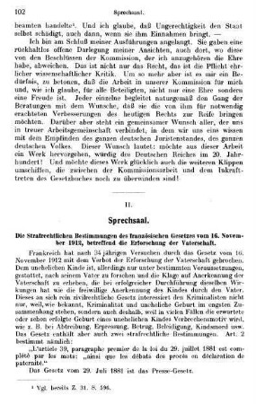 102-107, II. Sprechsaal