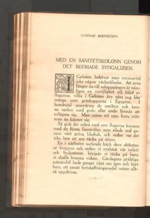 Med En Sanitetskolonn Genom Det Befriade Sydgalizien.