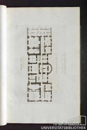 Plate 5. Malvern Hall. Plan of the Basement Story.