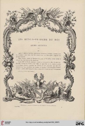 8: Les menus-plaisirs du roi et leurs artistes, [2]